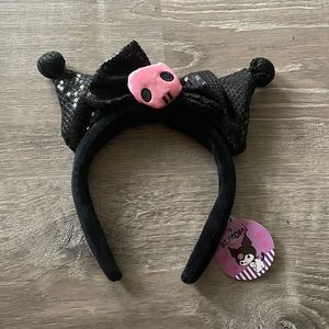 NWT Sanrio Kuromi sequin head band